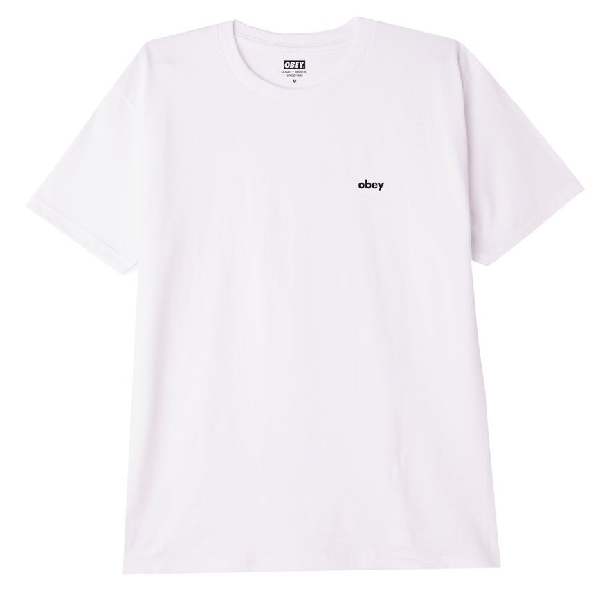 OBEY Lower Case T-Shirt - White