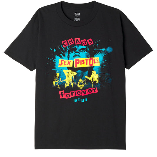 OBEY x Sex Pistols Holiday Chaos T-Shirt - Black