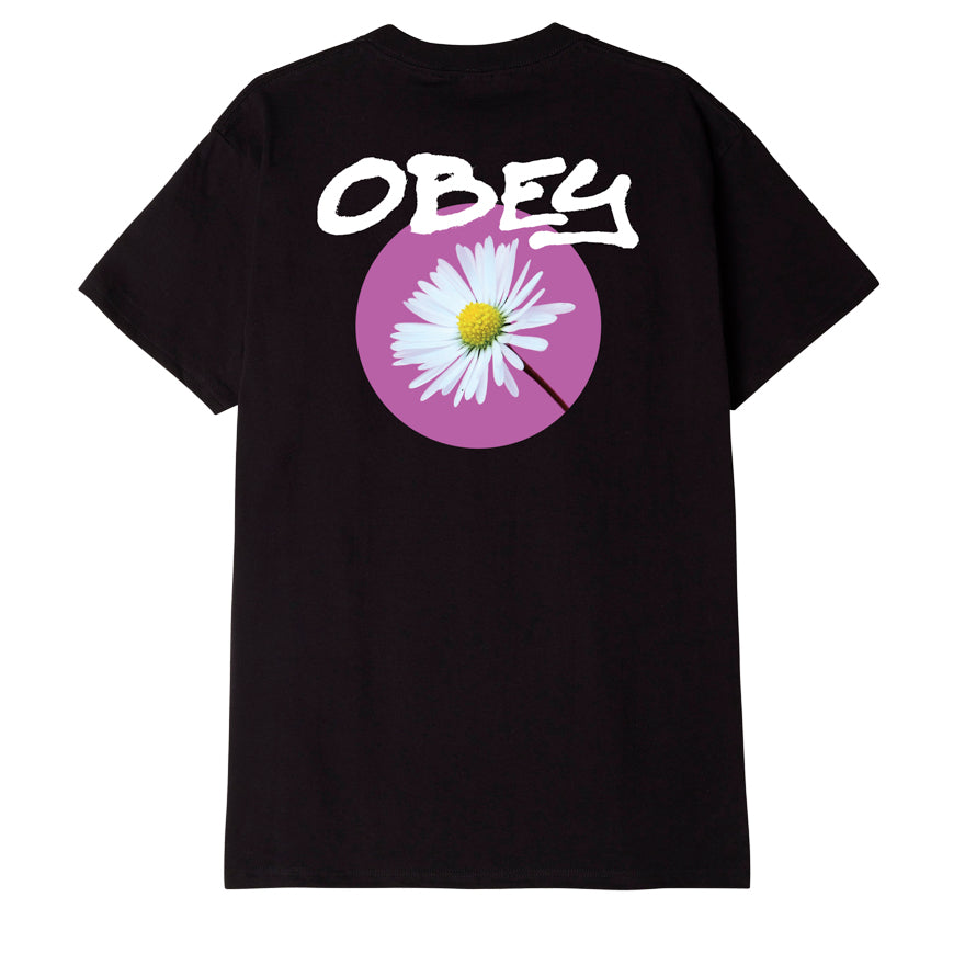 OBEY Daisy Spray T-Shirt - Black