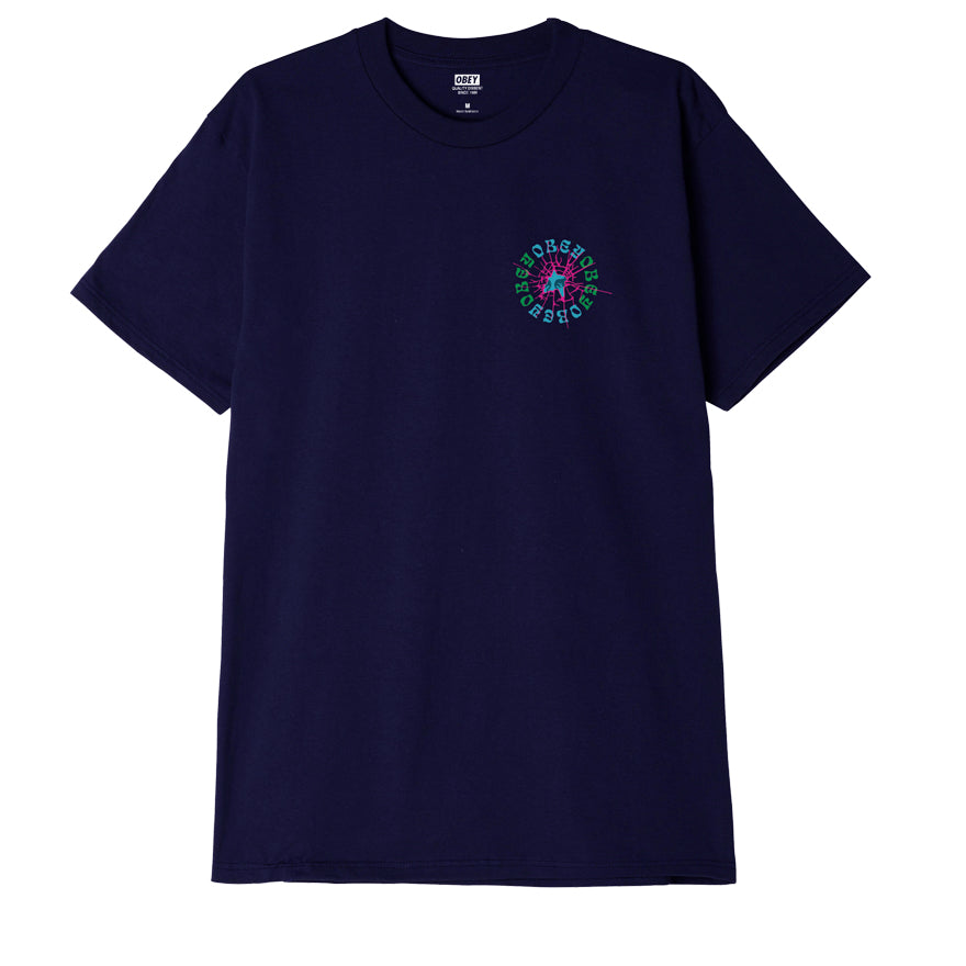 OBEY Broken Class T-Shirt - Navy