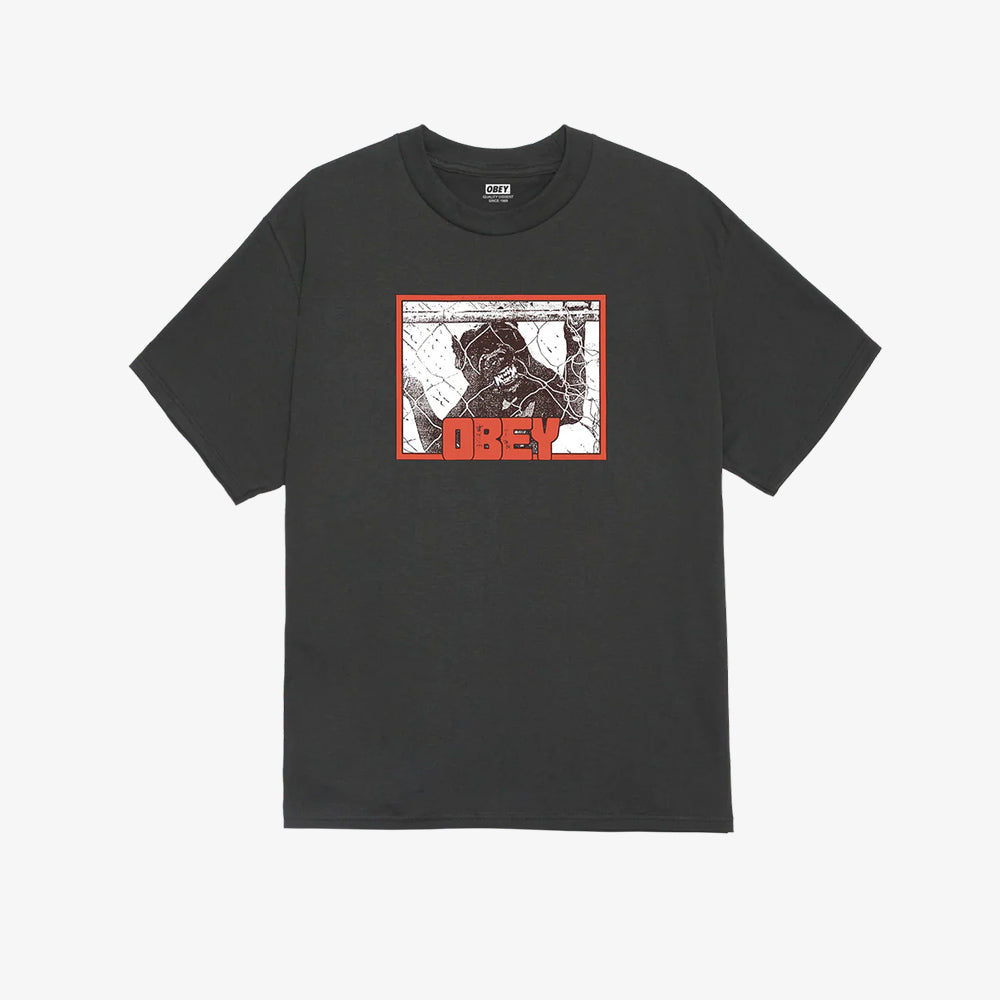 OBEY Obey Beware Tee - Vintage Black
