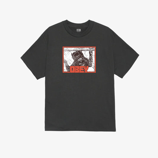 OBEY Obey Beware Tee - Vintage Black