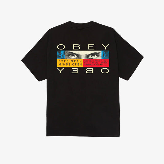 OBEY Obey Eyes Open Tee - Black