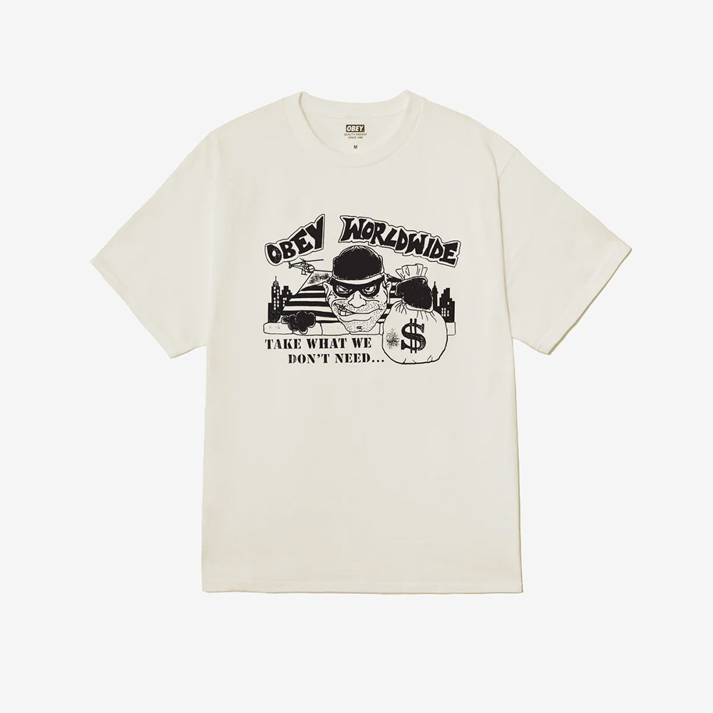 OBEY Obey Take Tee - Vintage White