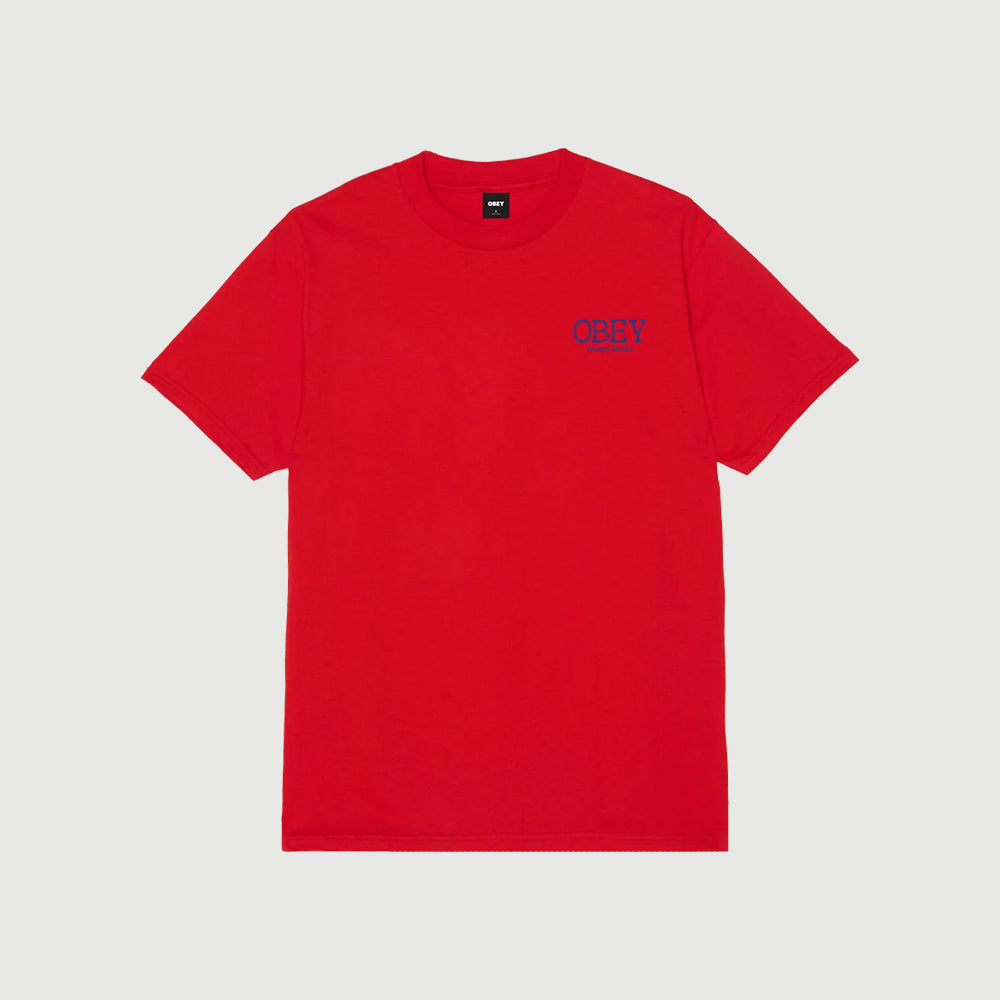 Obey Lucky Cat Tee - Red