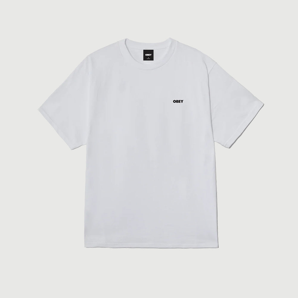 Obey Resistance Skull Tee - White