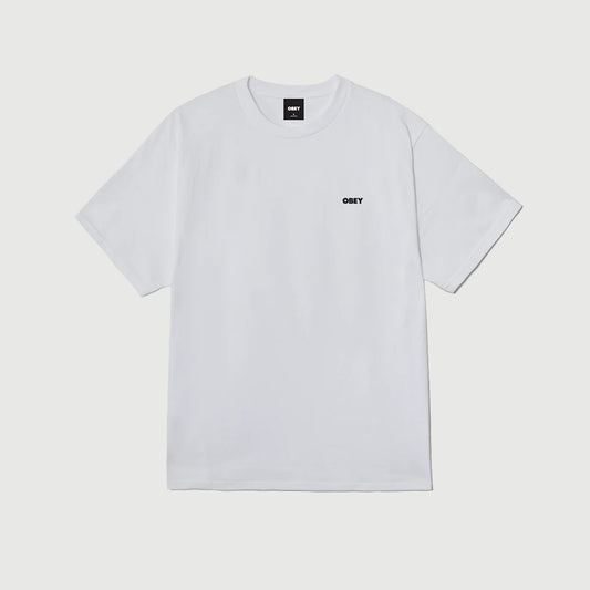 Obey Resistance Skull Tee - White