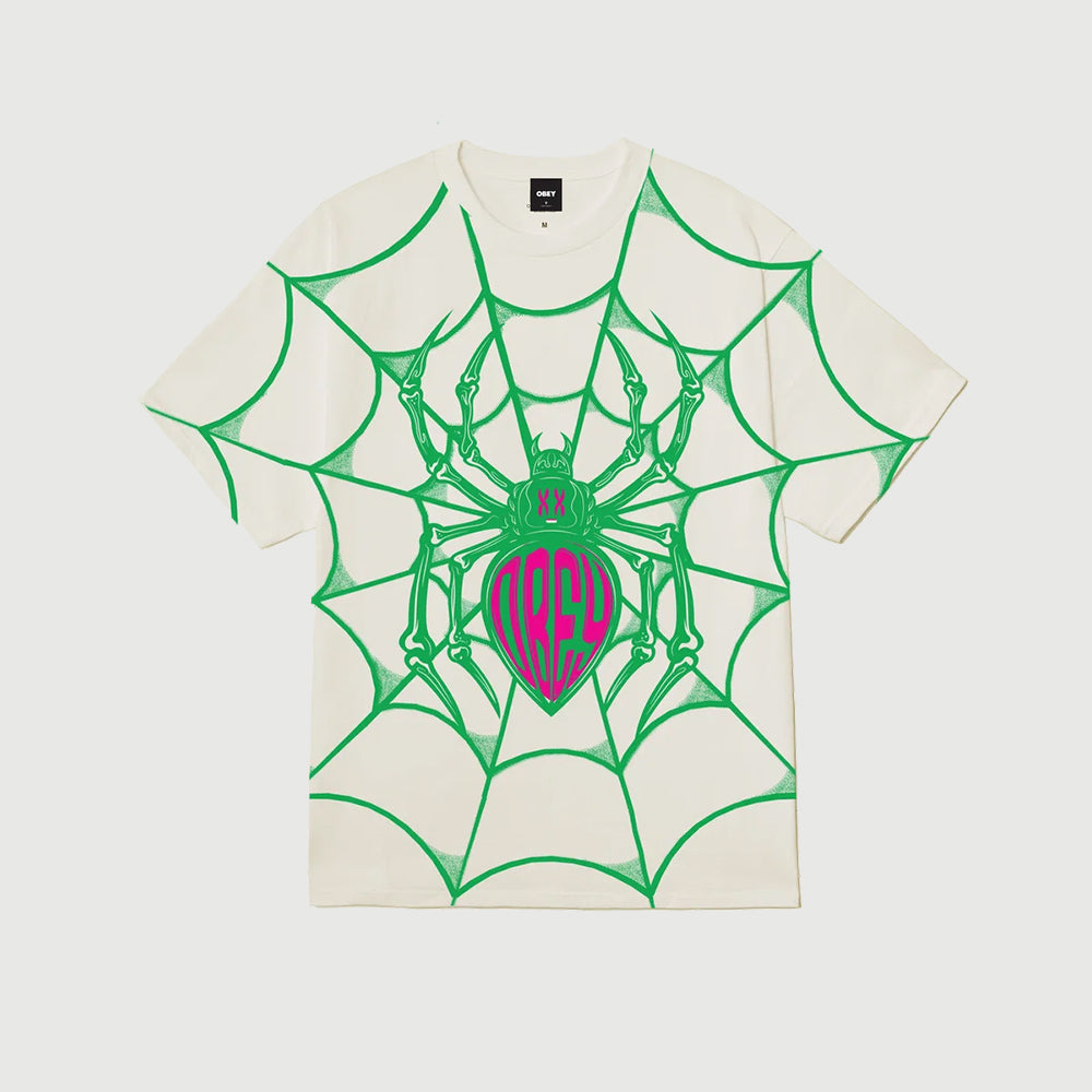 Obey Spider Tee - Vintage White