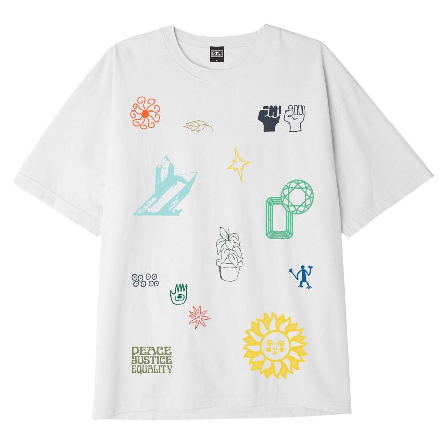 OBEY Get In The Groove T-Shirt - White
