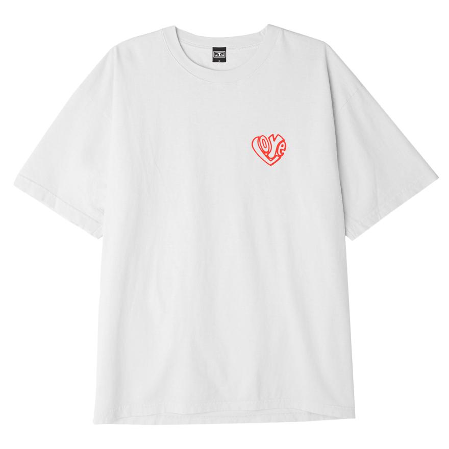 OBEY Love Over Hate T-Shirt - White