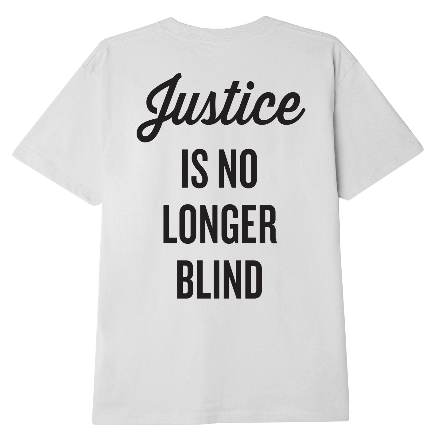 OBEY Justice Is No Longer Bind T-Shirt - White