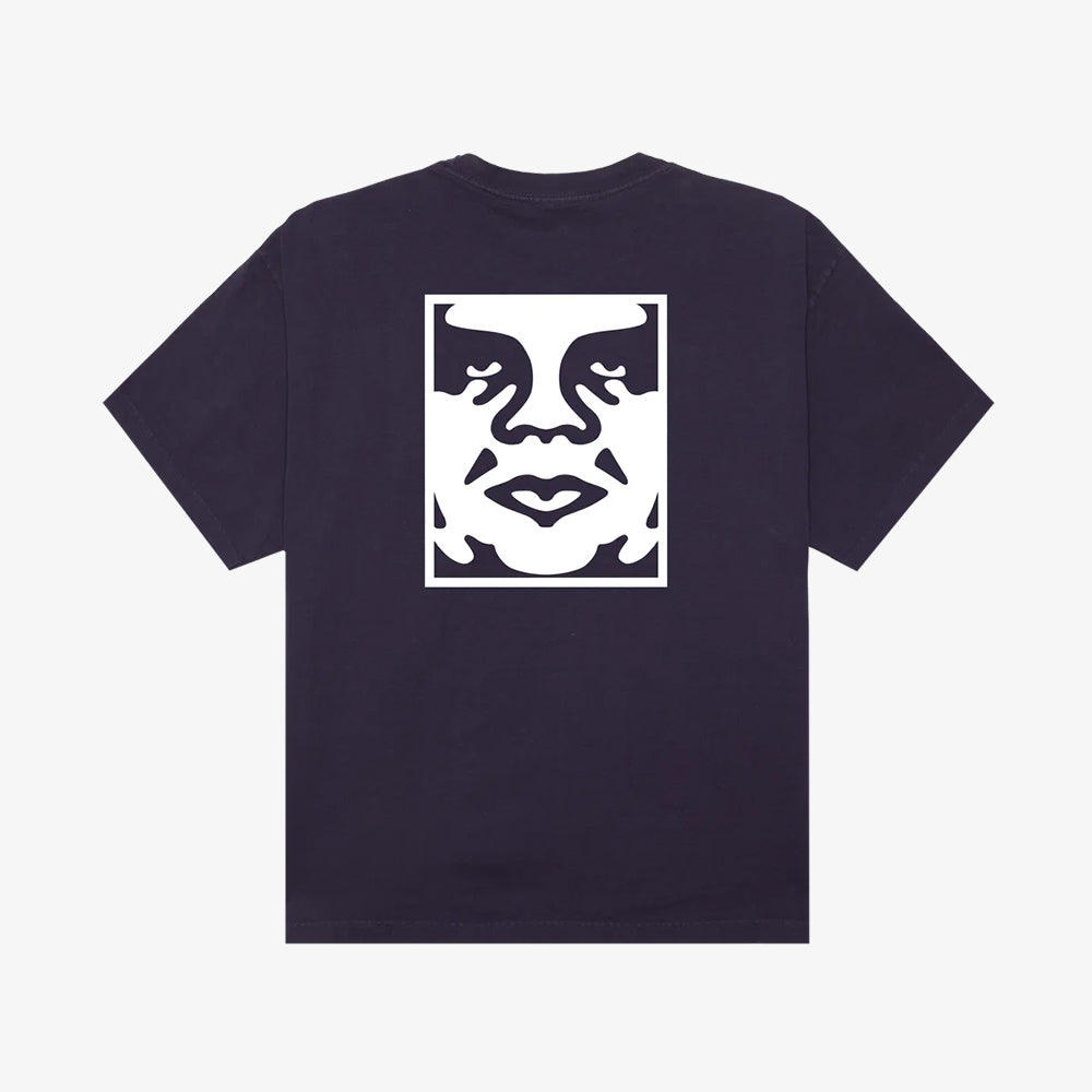 OBEY Obey Bold Icon Face Tee - Pigment Purple Velvet