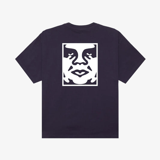 OBEY Obey Bold Icon Face Tee - Pigment Purple Velvet