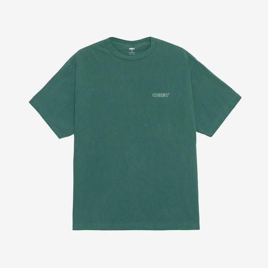 OBEY Obey Ripple Tee - Pigment Rainforest