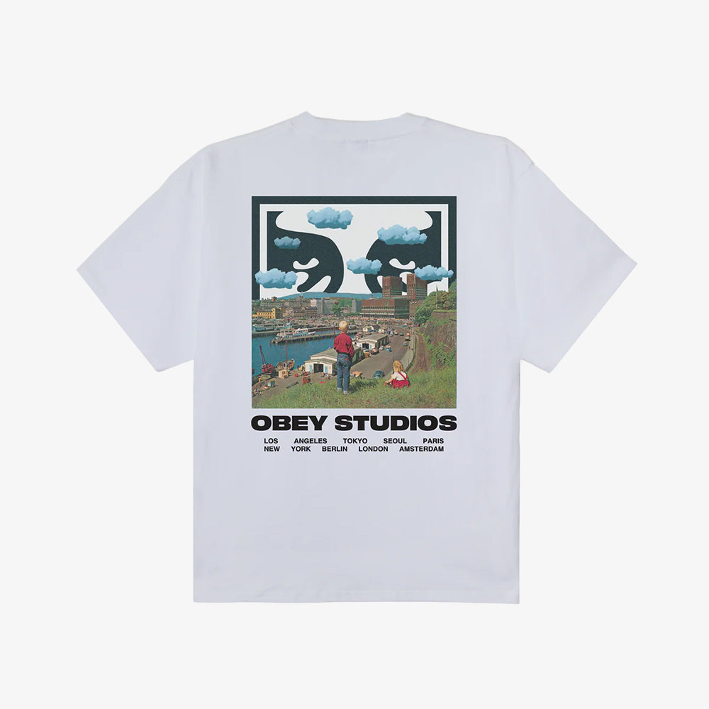 OBEY Obey Sky Face Tee - White