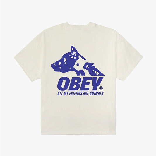OBEY Obey Animals Tee - Vintage White