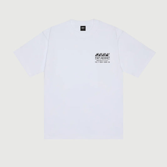Obey Top Secret Tee - White