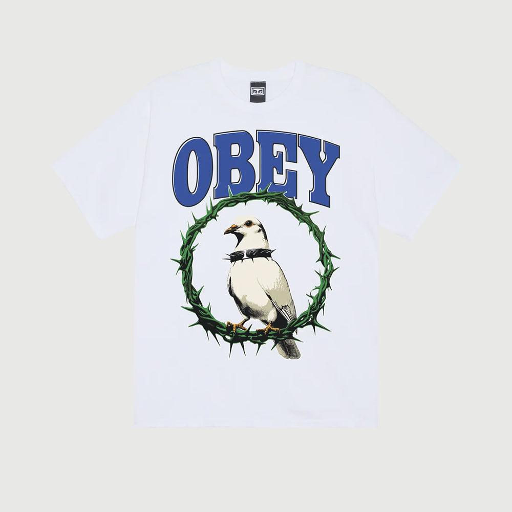 Obey Thorns Of Peace Tee - White