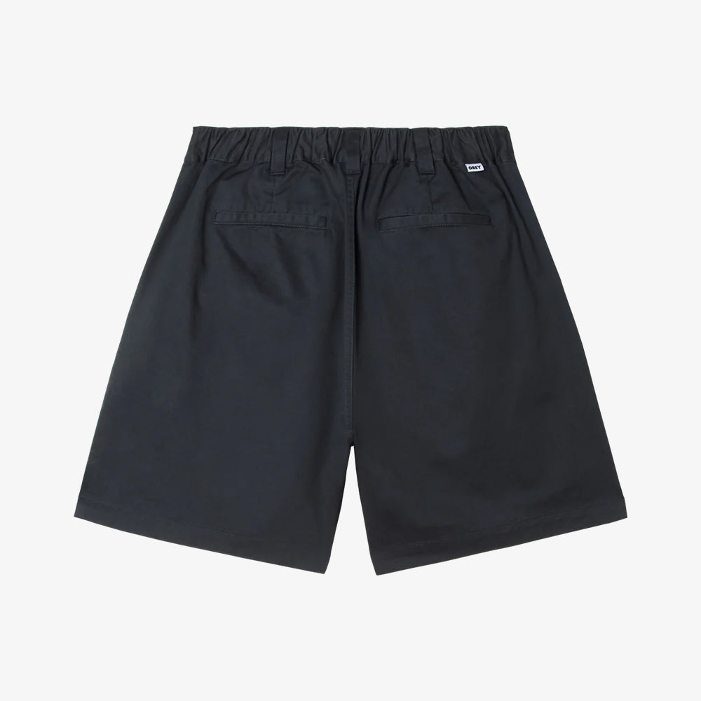 OBEY Foster Pleated Short - Black