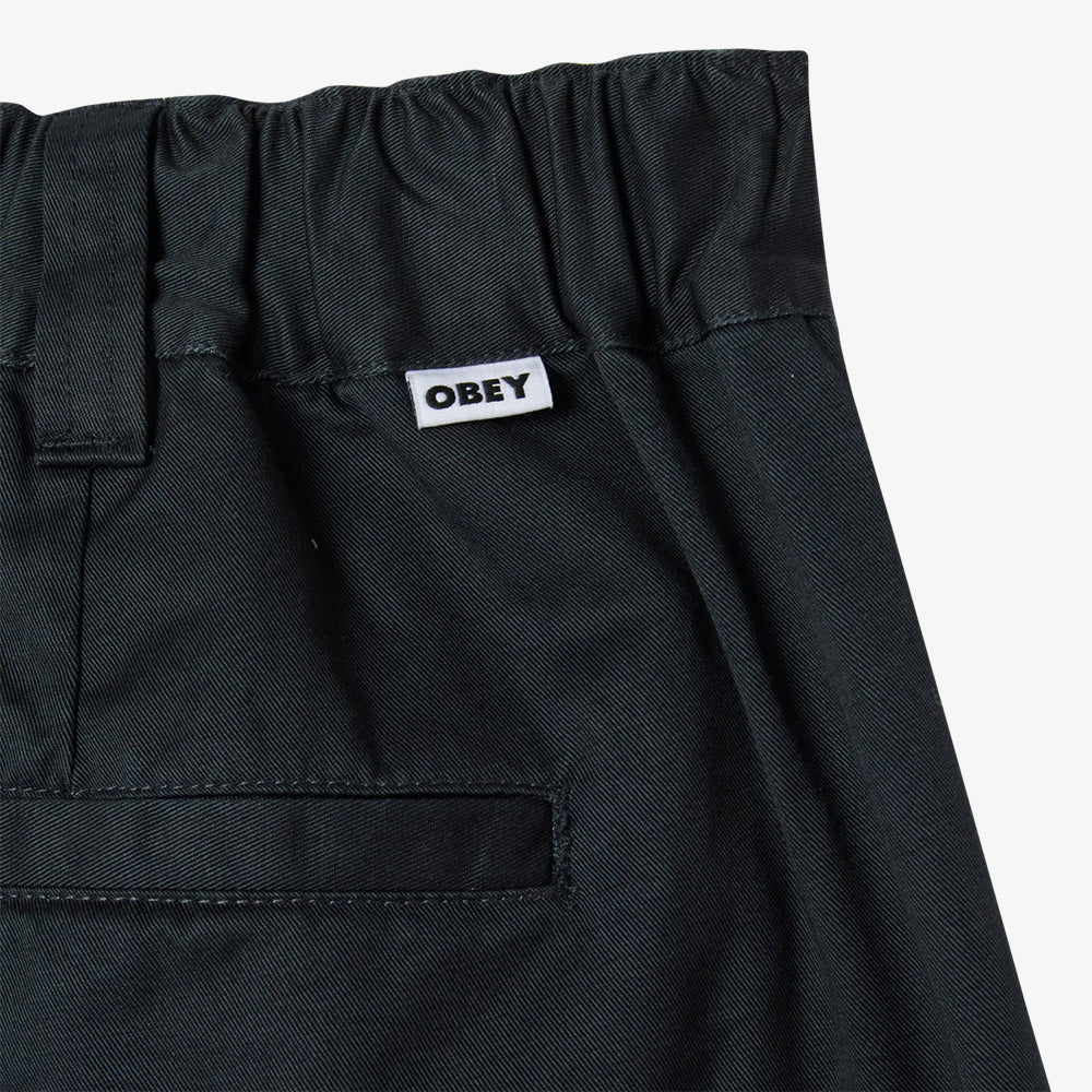 OBEY Foster Pleated Short - Black
