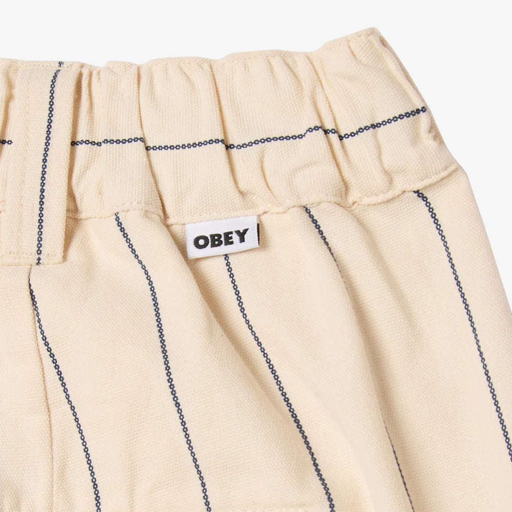 OBEY Foster Str Pleated Short - Canvas Multi