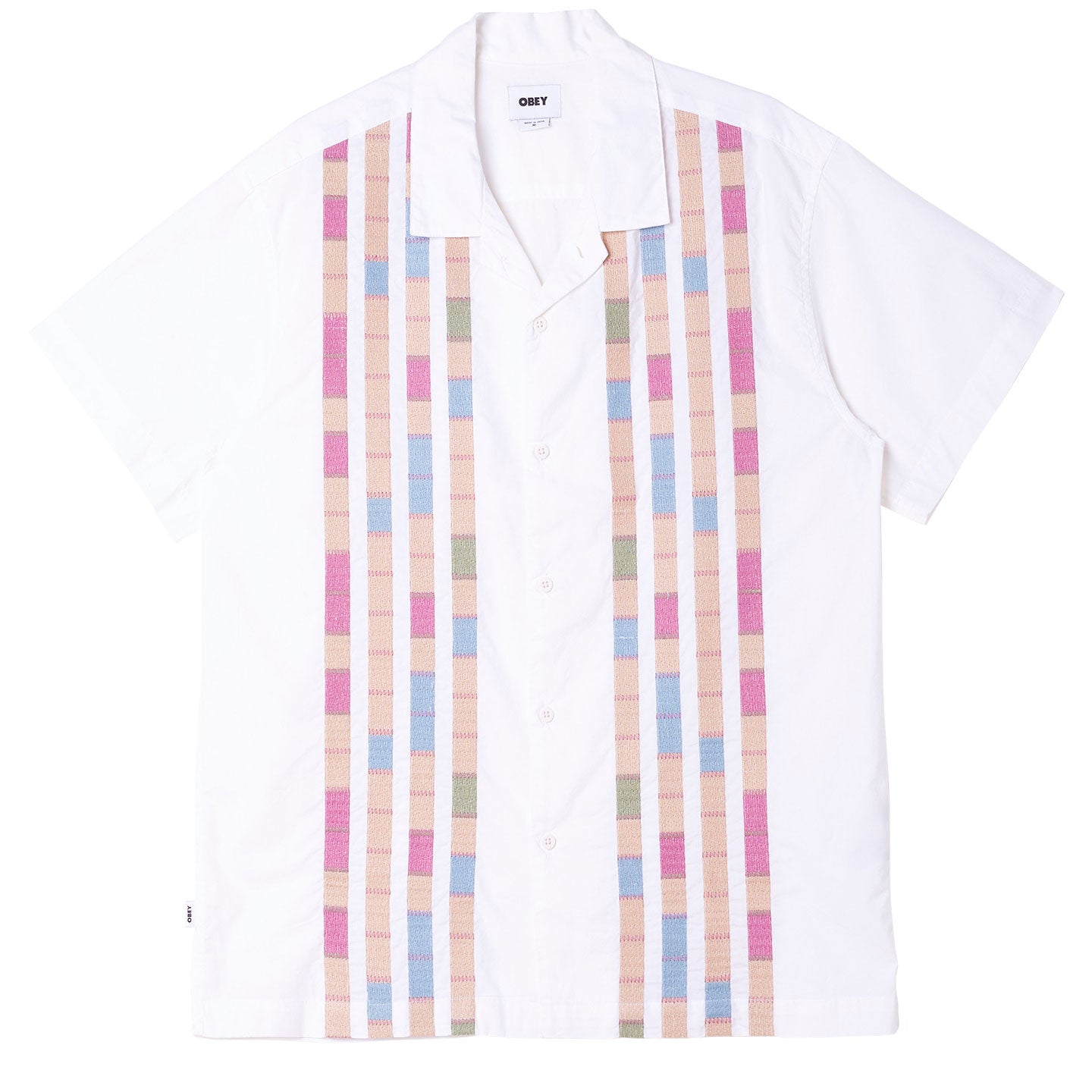 OBEY Jules Woven Shirt - White Multi