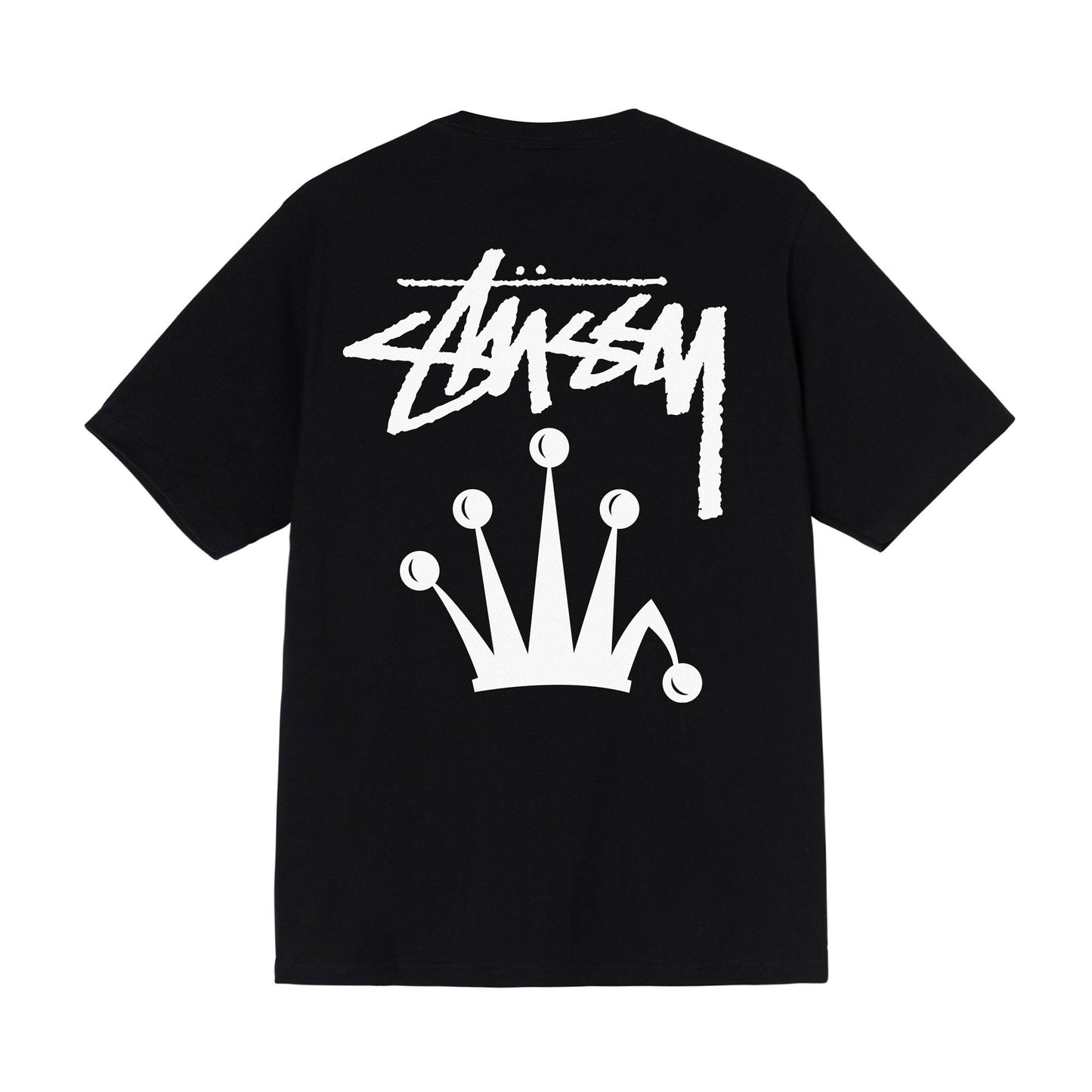 Stüssy Stock Crown T-Shirt - Black