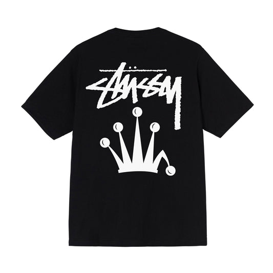 Stüssy Stock Crown T-Shirt - Black