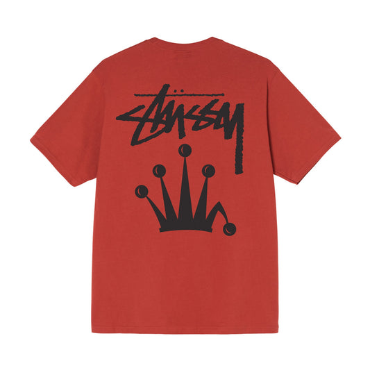 Stüssy Stock Crown T-Shirt - Brick
