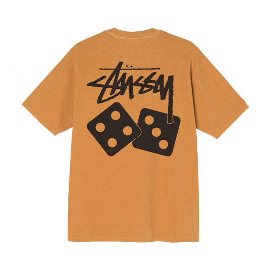 Stüssy Dice Pigment Dyed T-Shirt - Copper