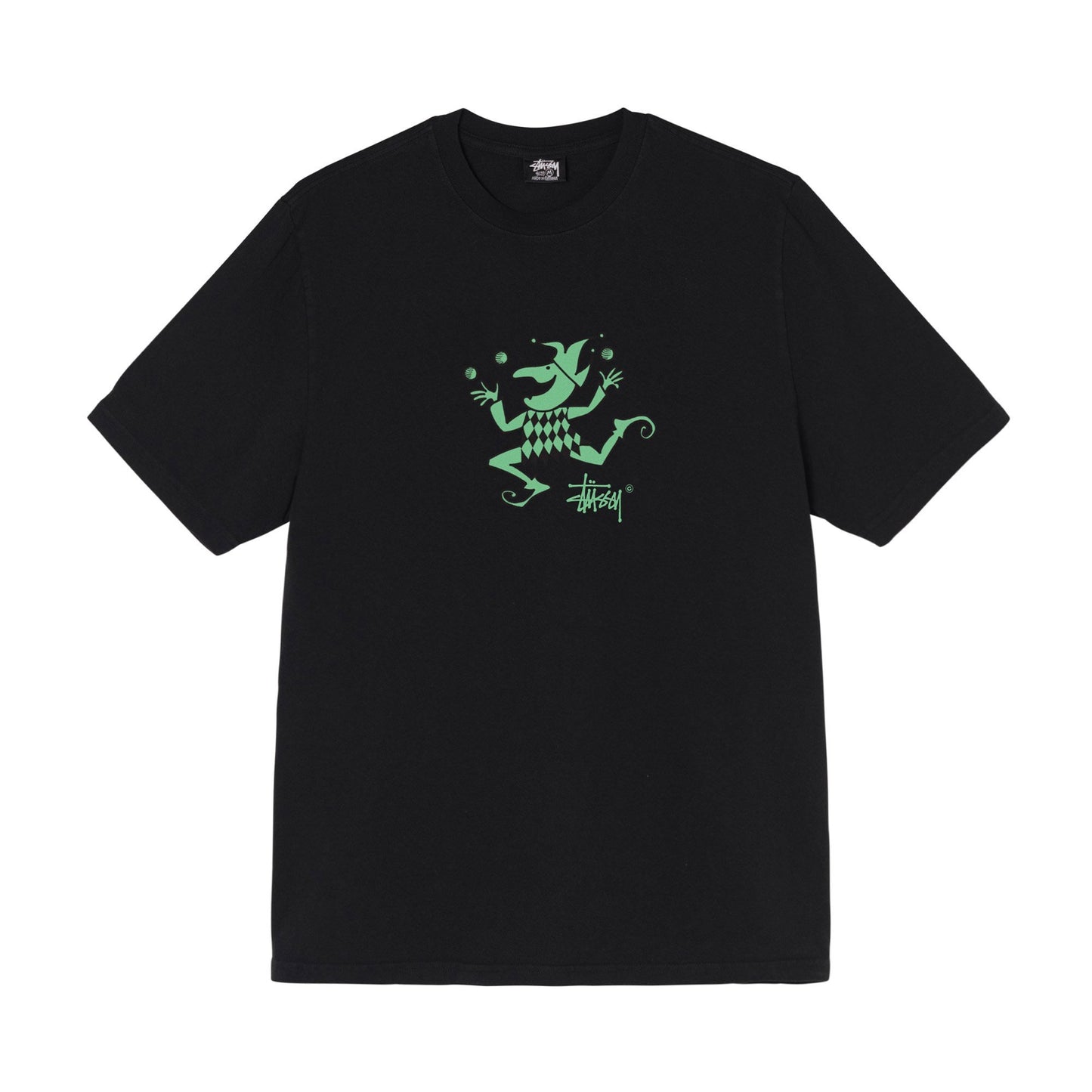 Stüssy Juggler Pigment Dyed T-Shirt - Black