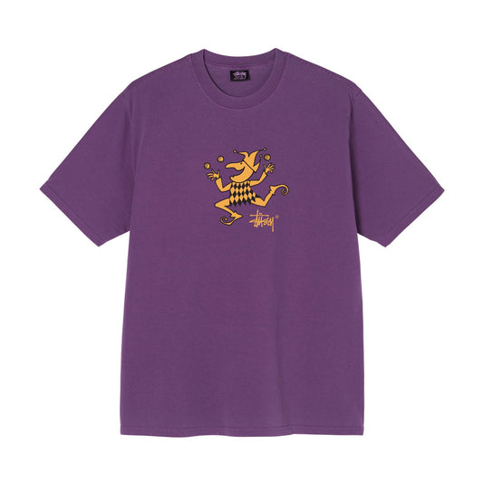 Stüssy Juggler Pigment Dyed T-Shirt - Purple