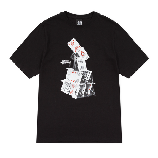 Stüssy House Of Cards T-Shirt - Black