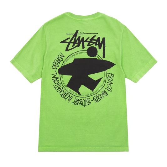 Stüssy Beach Roots Pigment Dyed T-Shirt - Green