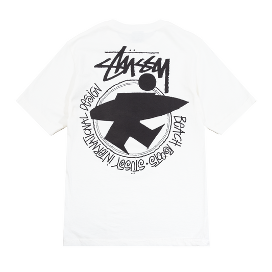 Stüssy Beach Roots Pigment Dyed T-Shirt - Natural