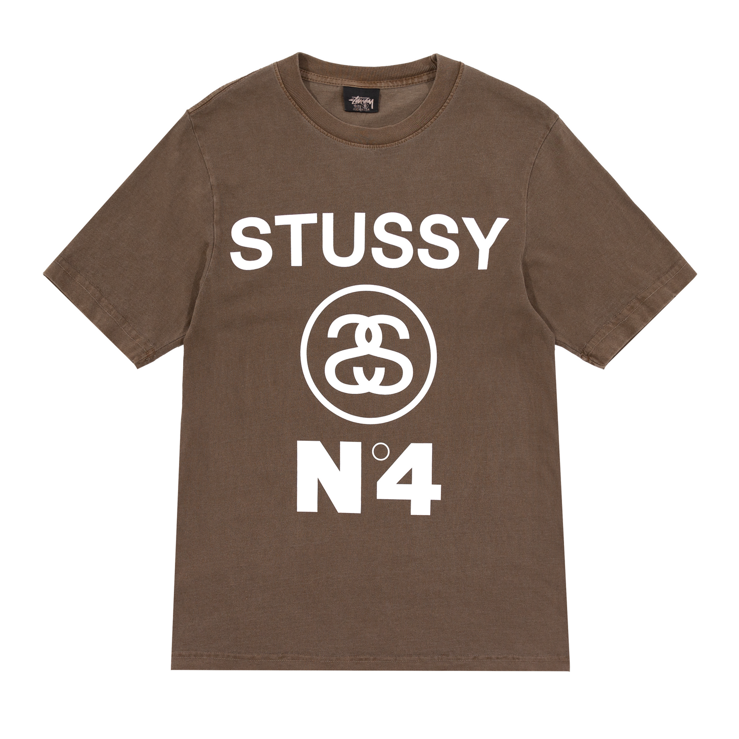 Stüssy No.4 Pigment Dyed T-Shirt - Coffee