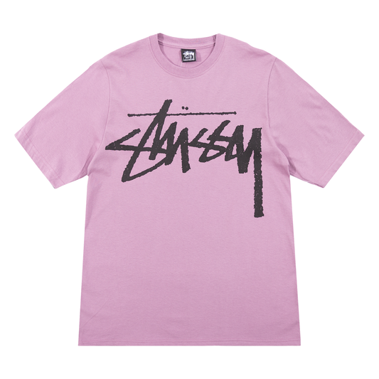 Stüssy Big Stock T-Shirt - Orchid