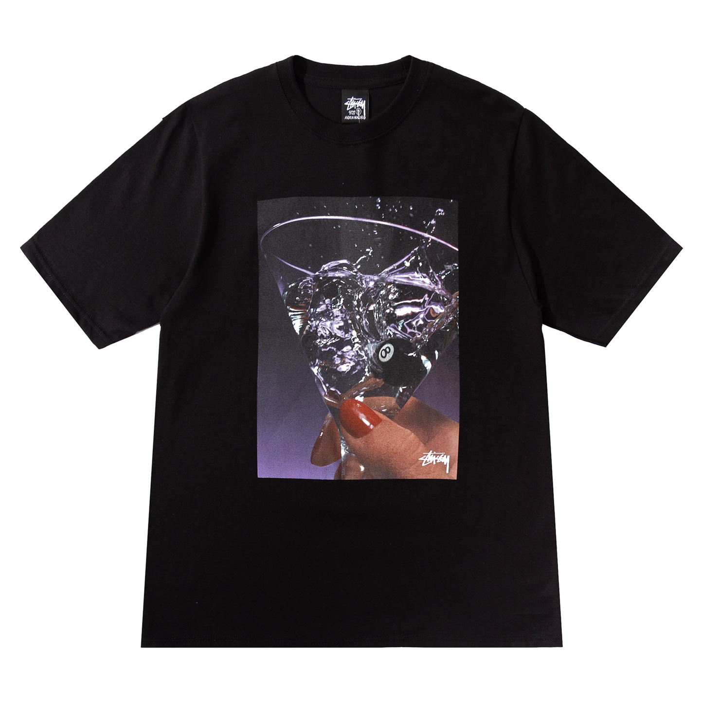 Stüssy Martini T-Shirt - Black