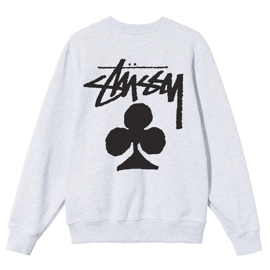 Stüssy Club Crew Sweatshirt - Ash Heather