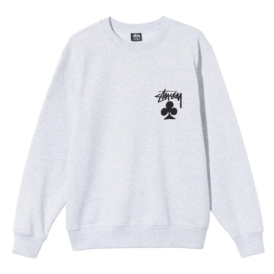 Stüssy Club Crew Sweatshirt - Ash Heather