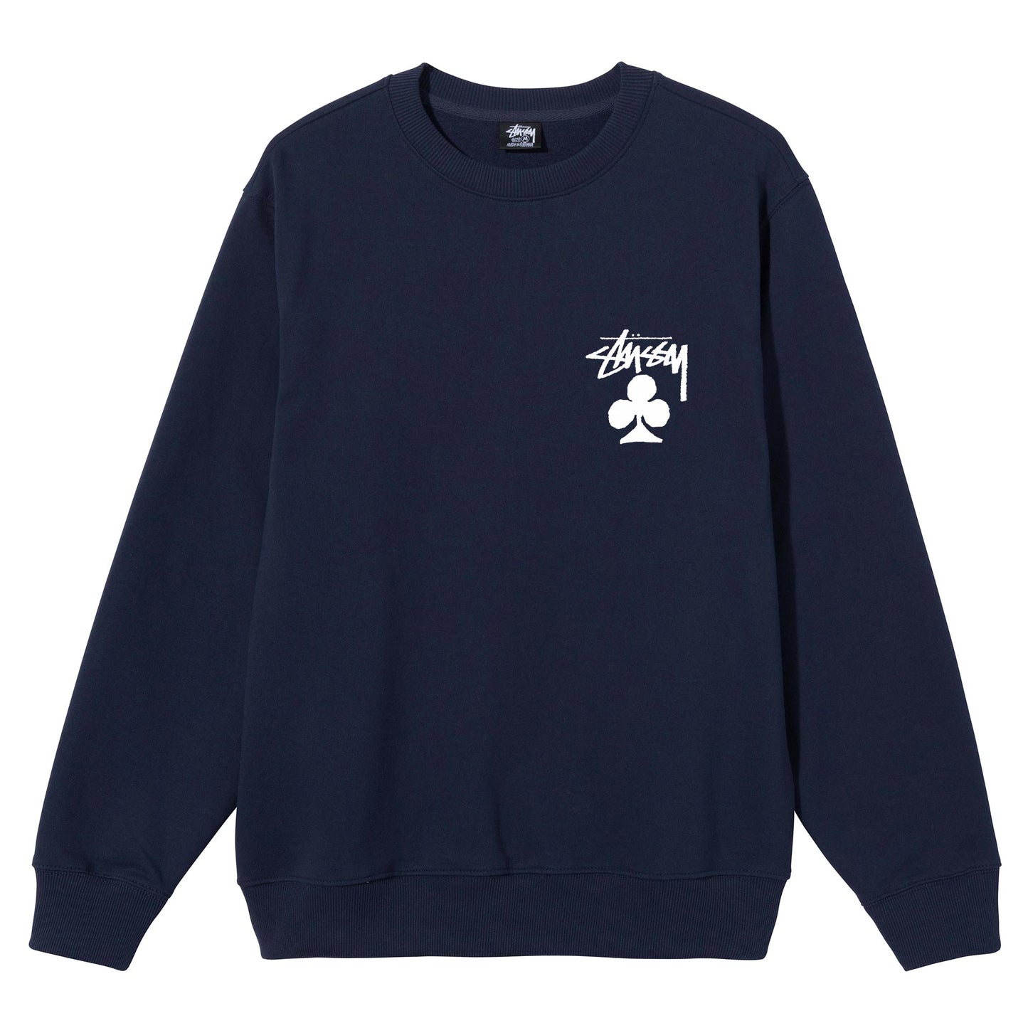 Stüssy Club Crew Sweatshirt - Ash Heather
