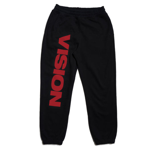 Visions Streetwear Logo Joggers - Black White