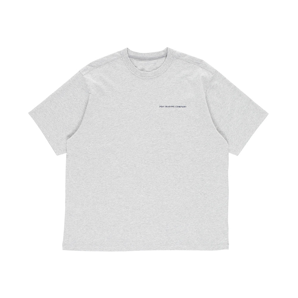 POP Stencil Logo Tee - Heather Grey
