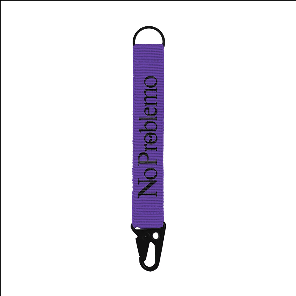 No Problemo Mini Problemo Carabiner Keychain - Purple