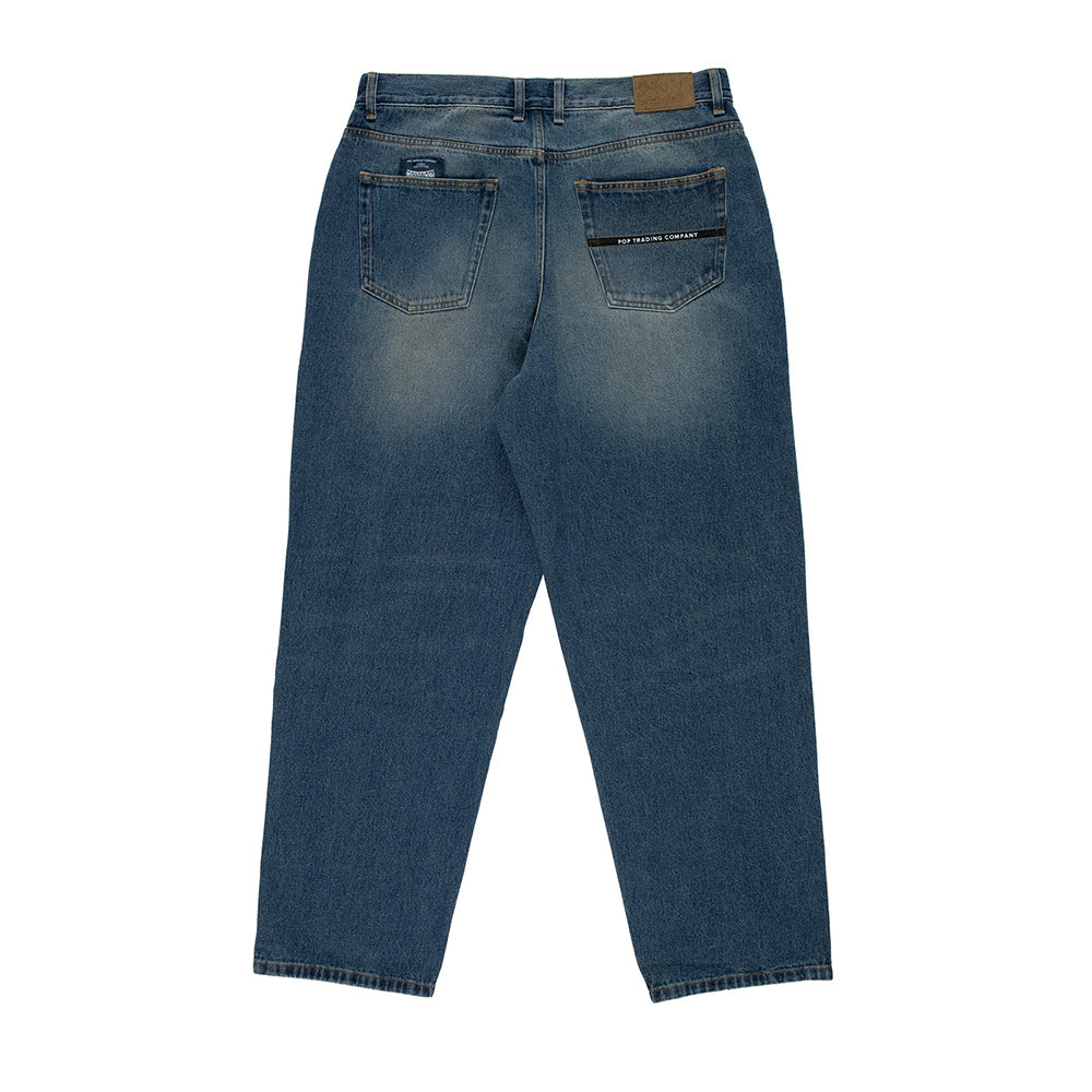 POP DRS Denim Pants - Washed Denim