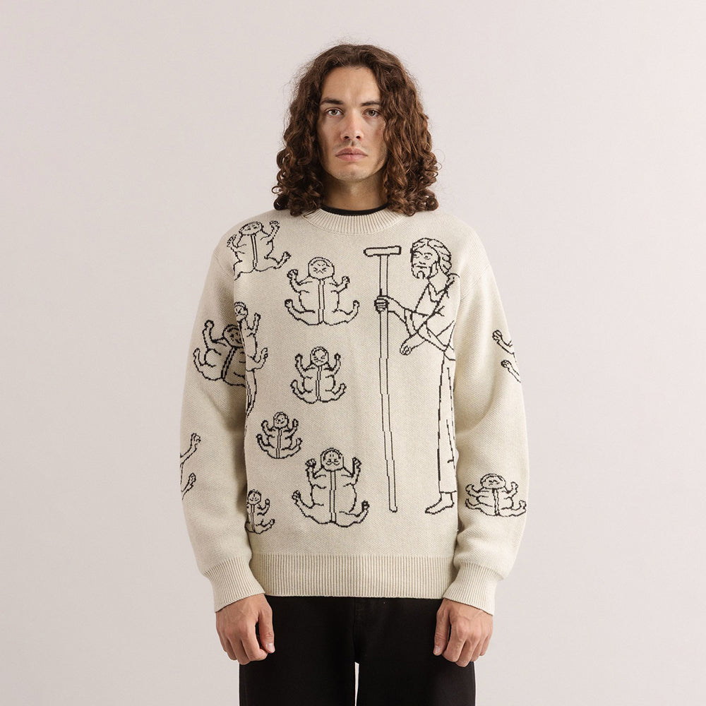 Heresy Frogs! Knit - Fog