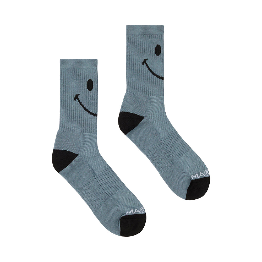 MARKET Smiley Oversized Socks - Blue