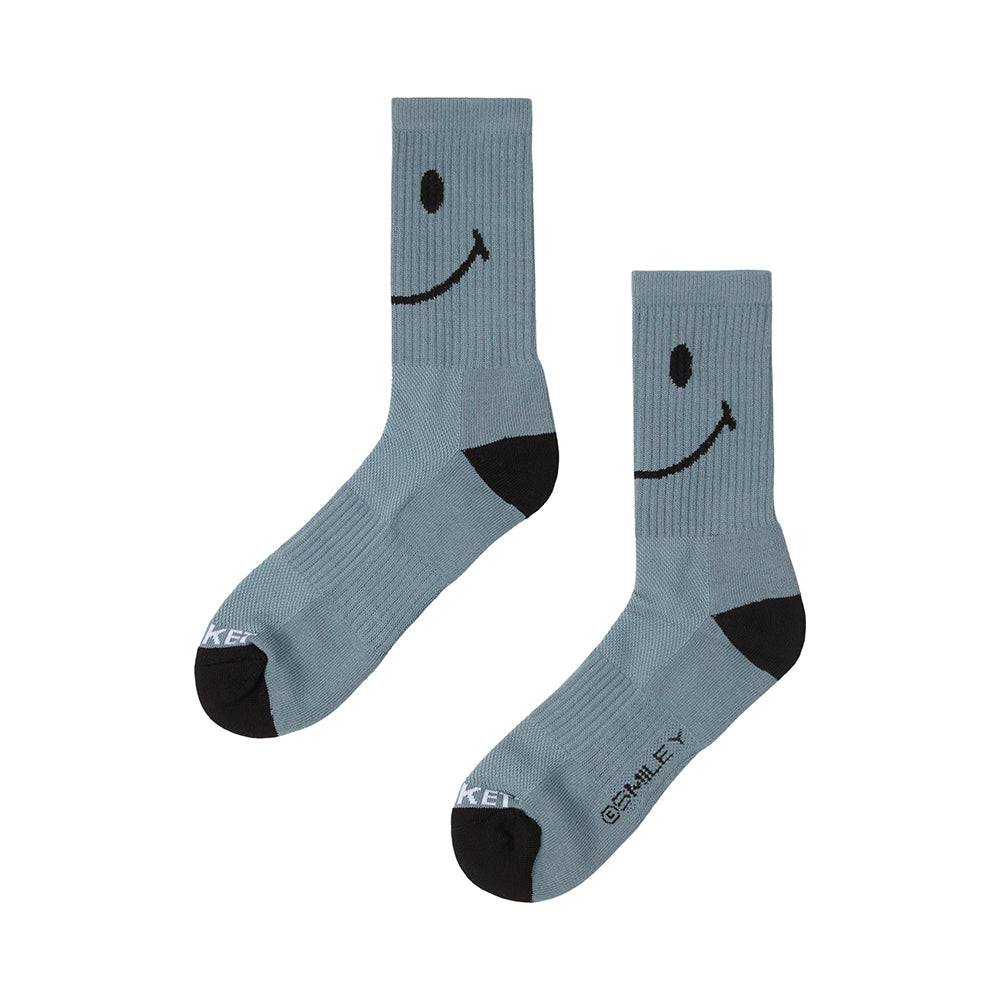 MARKET Smiley Oversized Socks - Blue