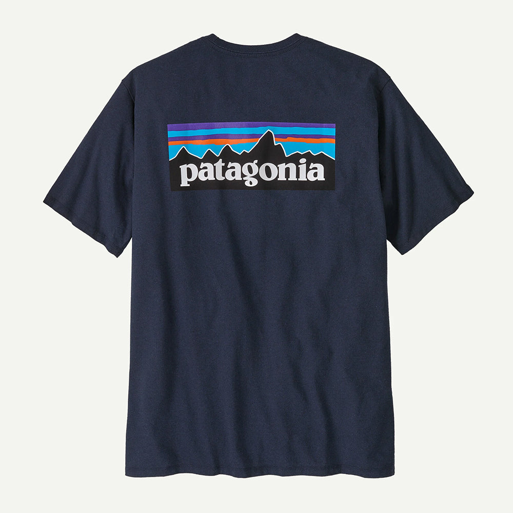 Patagonia P-6 Logo Responsibili-Tee - New Navy