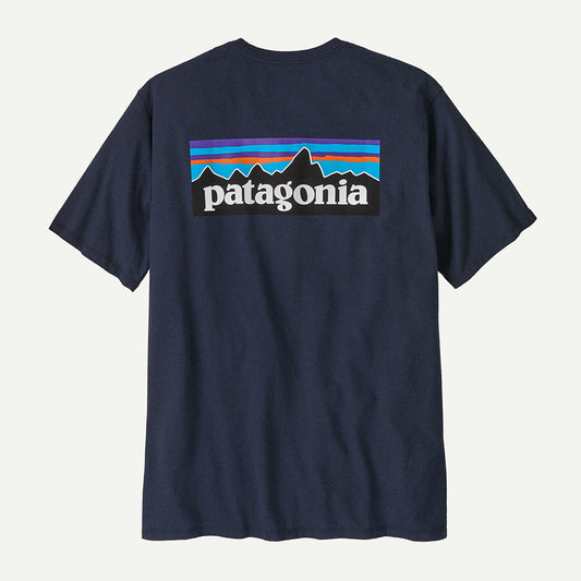 Patagonia P-6 Logo Responsibili-Tee - New Navy